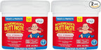 Boudreaux's Butt Paste Maximum Strength Diaper Rash Cream, Ointment for Baby, 14 oz Flip-Top Jar (Pack of 2)
