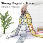 Magnetic Tiles 40pcs Morandi 3D Building Tiles Kids Toys for 3 4 5 6 7 8+ Years Old Boys Girls Magnet Toys STEM Educational Learning Magnet Toy Set