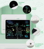 LCD Writing Tablet Doodle Board, 16inch Colorful Drawing Tablet Writing Pad, Kids Travel Essentials, Toddler Toys for 3 4 5 6 7 8 Year Old Girls Boys- Christmas and Birthday Gifts