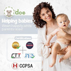 O'doe 17-Piece BPA-Free Silicone Baby Feeding Set | Thick & Soft Suction Plates, Baby Bowls, Wooden Fork & Spoon, and More | Make Mealtime Fun and Easy for Your Little One (Grey, V2)