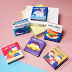 BARMACO Baby Soft Books, Touch and Feel Crinkle Cloth Books for Babies, Infants & Toddlers, Learning Toys Gifts for Boys & Girls, Early Development Interactive Sensory Toys, Ocean Animal Tails Books