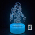 3D Alien Night Light, Horror Monster Illusion Table Lamp with 16 Colors Remote Control Touch Lamp LED USB Night Light Desk Lamps Room Decorations Home D¨¦cor