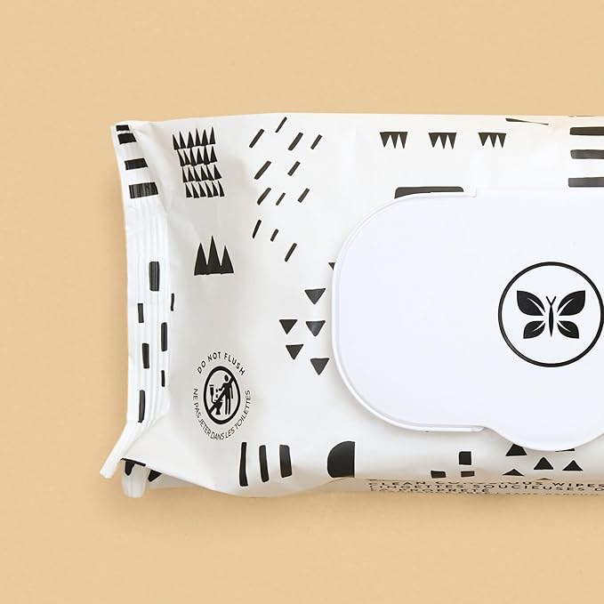 The Honest Company Clean Conscious Multi-Use Wipes | Hypoallergenic + Unscented for Sensitive Skin | Over 99% Water, Compostable, Plant Based, Baby Wipes | Pattern Play, 288 Count