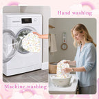 Nursing Pillow - Breastfeeding Pillow with Breathable Filling & Removable Cover, Ergonomic Support for Breastfeeding & Bottle (Green Leaf,0-18 Months)