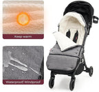 Momcozy Stroller Footmuff | Universal, Weather-Proof, Warm Stroller Bunting Bag | Extendable Winter Cover | Adjustable Buckle