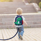 Accmor Toddler Backpack Leash with Anti Lost Wrist Link, Cute Dinosaur Kids Backpacks for Boys Aged 1-3, Mini Baby Bag Tether Walking Harness Wristband Keep Child Close Rope Rein for Travel Outdoor