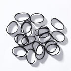Youxuan 1000-Pack Elastic Hair Ties Non-slip Rubber Hair Bands for Girls, Black