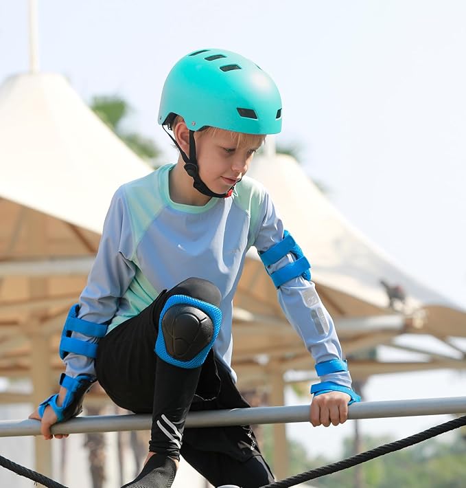 Bike Skateboard Helmet, Adjustable and Multi-Sport for Skate Scooter, 3 Sizes for Adult Youth Kids Toddler