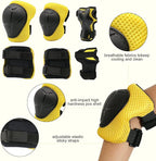 Kids Bike Skateboard Helmet Pad Set,Toddler Cyling Protective Gear Knee & Elbow Pads Wrist Guards for 5-8-10-12-14-16 Years Girls Boys Bicycle Scooter Roller Skate Inline Skating Rollerblading