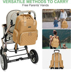 Diaper Bag Backpack with Changing Station, Baby Diaper Bag Organizer for Moms Dads Large Baby Changing Bags