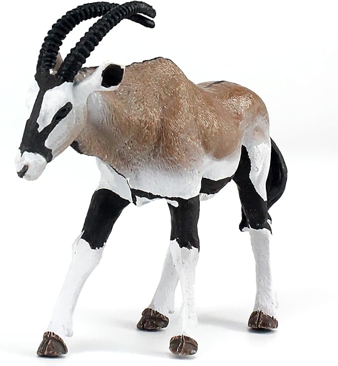 FUNSHOWCASE African Jungle Animals Taurotragus Oryx Male Toy Figure Realistic Plastic Figurine Height 5.1-inch