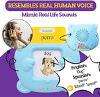 ZeenKind Spanish & English Talking Flash Cards with 510 Sight Words for Toddlers 3 4 5 6 Years Old, Learn Spanish for Kids, Audible Pocket Speech Early Learning Bilingual Flashcard Toys, 255 Cards