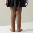 Mini angel Baby Tights Toddler Girl Tights Seamless Cable Knit Leggings Soft Cotton Stockings Pantyhose 3/4/5 Pack