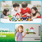 200PCS Magnetic Building Blocks, Magnet Toys Magnetic Cubes, Magnetic Blocks for Kids Ages 4-8, Stacking Magnet Blocks STEM Building Toys for Toddlers Boys Girls Ages 3 4 5 6 7 8-12 Gifts