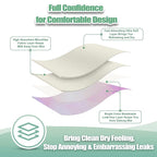 wegreeco Nursing Breast Pads (14 Pack) + Laundry Bag & Travel Storage Bag, 4.7 inch - Washable & Reusable Breastfeeding Nursing Pads (Plain Shape, Dreamy, Large)