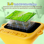 Microscope for Kids, 2'' Digital Handheld Kids Microscope with Adjustable Light, 1000X 1080P Pocket Portable Mini Micro Scope, Stem Toys for Ages 5-7 8-12 Teen Boys and Girls Educational Gifts, Orange