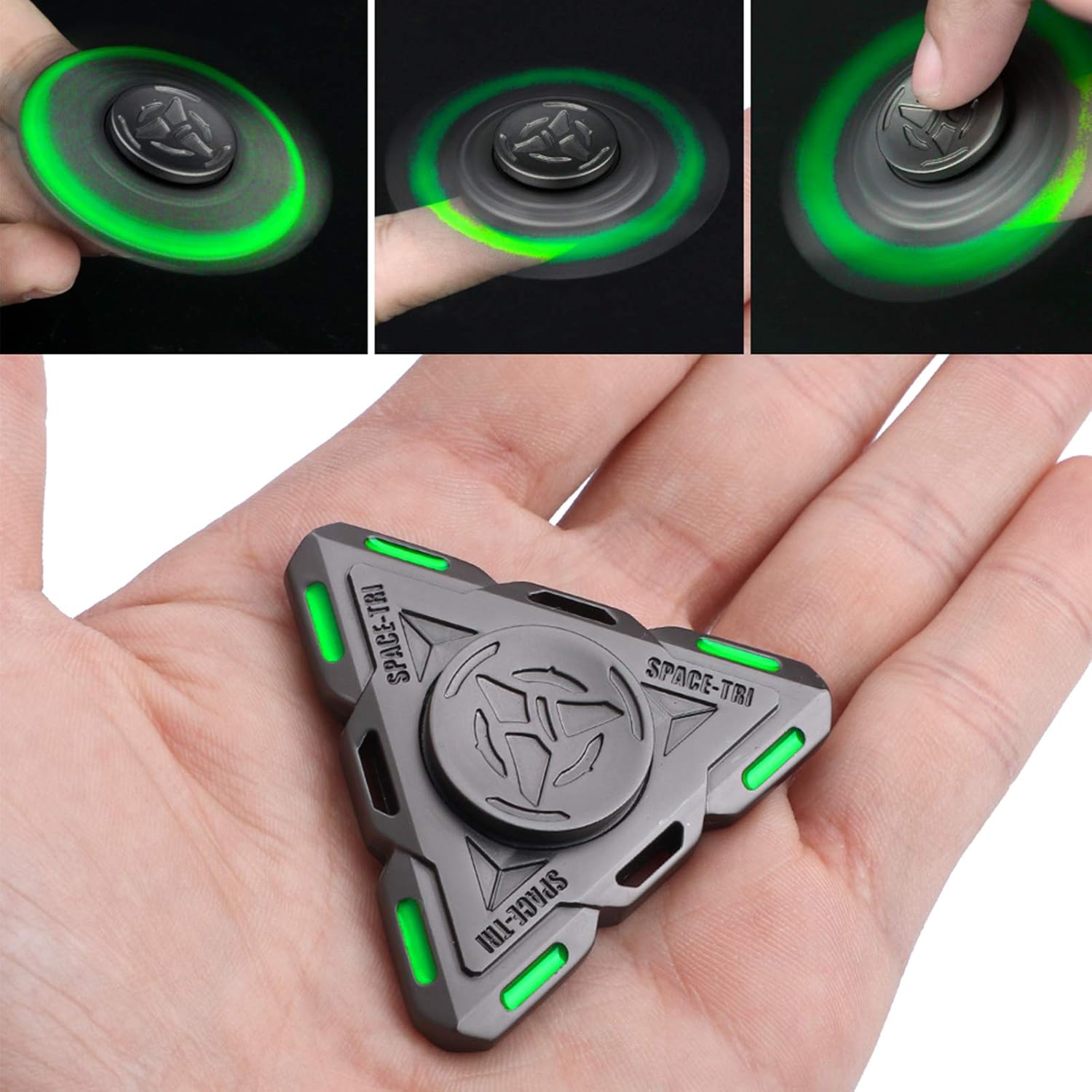 Handheld Mini Fidget Toy Set Fidget,Infinity Cube,Fidget Cube,Glow in The Dark Fidget Spinner Stress and Anxiety Relief Stuffer Gift for Teen Kids Adults with