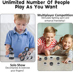 6 Pcs Magnetic Rings Fidget Toys for Teens, Adults & Kids|Easter Basket Stuffers|ADHD Fidget Toy Pack for Anxiety Relief,Coolest Gifts for Teen Boys,Birthday Gifts for 8 9 10 11+ Year Old Boy & Girl