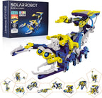 STEM Projects 11-in-1 Solar Robot Toy for Kids Ages 8-12, Science Kits Educational Robotics to Build, Christmas Birthday Gifts for 8 9 10 11 12 13 14 Year Old Boys Girls Teens.