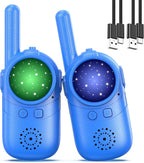 Walkie Talkies for Kids Rechargeable, 3 4 5 Year Old Boy Girl Gifts, 2 Pack Birthday Gifts for 3 4 5 6 7 8 Year Old Boys, Toddler Toys for Indoor Outdoor Games