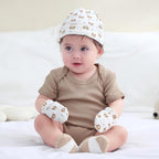 Baby Hats Mittens and Socks Set Cotton Newborn Hat Beanie Soft Infant Girls Boys Caps Gloves 0-6 month
