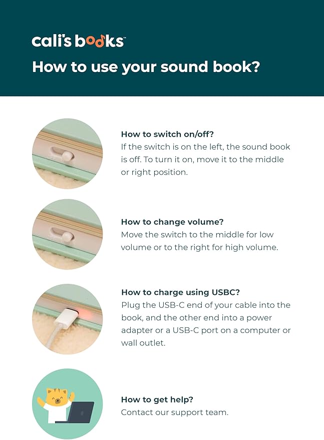 Cali's Books Greek Nursery Rhymes | Bilingual Children's Interactive Musical Book for Baby, Toddlers | USB C Rechargeable | Greek Gifts for Kids