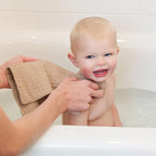 Konssy Baby Muslin Washcloths 7-Pack, 100% Cotton Baby Bath Washcloths, Soft & Absorbent Wash Cloths and Burp Cloths for Newborn Kids Girls & Boys, 11x11 inches