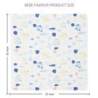 Baby Washcloths 6 Pack 100% Cotton Soft and Absorbent Terry 10" x 10" Wash Cloths Wipes for Face Hand Body Burp Rag with Sensitive Skin for Newborns Infants Toddlers