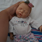 Lifelike Reborn Baby Dolls - 12-inch Full Silicone Newborn Girl, Real Life Baby Dolls with Clothes & Feeding Accessories Set for Kids Age 3+