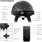 YACHANCE Kids Night Light Projector with Music.Baby Night Light Star Projector with Remote & Timer.Baby Sensory Lights Toys for Kids.Sound Machine Baby with 29 Soothing Sound for Sleeping.