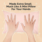 Mini Toddler Pillow with Pillowcase - 9x13 My Little Dreamy Travel Kids Pillow for Sleeping, Toddler Bed, Small, Tiny, Organic Cotton Pillowcase, Soft & Breathable, Kids 2-4 Years Old (Mist Pink)