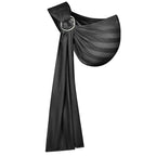 Water Ring Sling Baby Carrier, Adjustable Lightweight Breathable Newborn Carrier Sling for Summer, Swimming, Pool, Beach, Front Chest Mesh Infant Wrap Carrier for Baby Gift（Black）