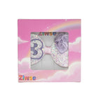 Birthday Hair Bow for Baby Girls 1 2 3 4 5 6 Years Sprinkle Decorations Party Hair Accessories for Three 3rd Birthday Purple Rose