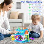 14-in-1 Montessori Toys for 1 Year Old Boy Gifts, Musical Educational Baby Toy 12-18 Month, First Birthday Gift for One Year Old Boy Girl, 1st Present for Toddler 1-2 Age