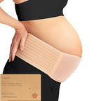 KeaBabies Maternity Belly Bands for Pregnant Women - Soft & Breathable Pregnancy Belly Support Band, Adjustable Maternity Belt for Back, Pelvic Support, Comfortable, Easy to Use (Classic Ivory, 2XL)