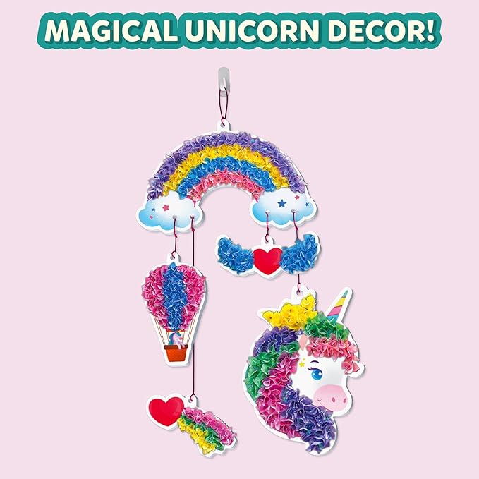 Skillmatics Poke-in Art - Magical Unicorn Dream Decor, Mess-Free Fun for Kids, DIY Wood Craft Kits, Creative Activity, Gifts for Ages 4, 5, 6, 7, 8, 9