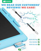 KOKODI LCD Writing Tablet, Valentines Day Gifts for Kids，10 Inch Colorful Toddler Doodle Board Drawing Tablet, Erasable Reusable Electronic Drawing Pads, Educational and Learning Toys for Kids