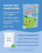 Amara Organic Fruit Bites Apple Kale - No Artificial Colors/Dyes, Added Sugar, Dairy-Free Fruit Snacks, Made with Organic Whole Foods, Healthy Fruit Snacks for Kids - 6 Pack