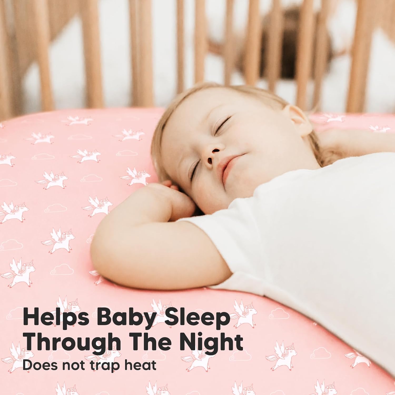 KeaBabies 2-Pack Baby Crib Sheets for Boys, Girls - 52x28 Viscose Derived from Bamboo Toddler Bed Sheets Neutral, Fitted Crib Mattress Cover for Standard Baby Bedding, Soft & Cozy (Dreamland)