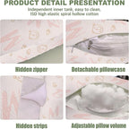 Pregnancy Pillows for Sleeping, Pregnancy Must Haves Body Pillow, Maternity Body Pillow for Adults, Support for Back, Legs, Belly, HIPS