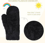 PESAAT Baby Girl Mittens Fleece Toddler Boy Mittens Warm Kids Winter Gloves Unisex Cold Weather Baby Gloves