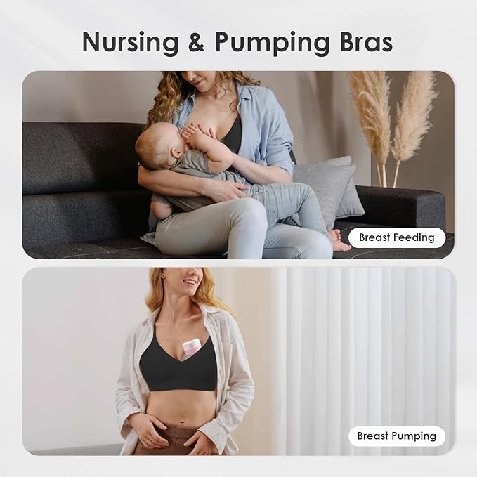 As Fairy Seamless Nursing Bras for Breastfeeding Soft Wireless Sleep Maternity Bralette Regular and Plus Size