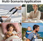 Easysleep White Noise Sound Machine Portable Sleep Machine for Baby Adult with 30 Soothing Sounds 12 Night Light Colors 4 Timer Memory Function Rechargeable Noise Machines for Sleeping, Office