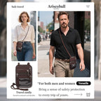 Neck Wallet - Rfid Wallet Women - passport holder for travel - Travel Wallet Passport Holder For Travel Women - 10.3x6.8inch (Dark Coffe)