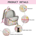 Toddler Backpack for Girls 3-8: Preschool Kindergarten Backpack - Cute Kids Backpacks for Girls-Floral
