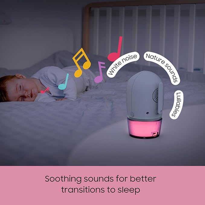 CHILLAX DM568 Video Baby Monitor – 2K QHD Baby Monitor with Camera and Audio w/Remote Pan‑Tilt‑Zoom, 5″ 720p Color Screen, Auto Dimming LED, Night Light & Sleep Trainer, Wi‑Fi/Non‑Wi‑Fi Viewing