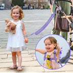 Accmor Toddler Harness Leash, 3 in 1 Cute Butterfly Kids Leash + Anti Lost Wrist Link for Outdoor Travel, Adorable Child Walking Harness Wristband Assistant Mini Strap Belt Protector for Baby Girls
