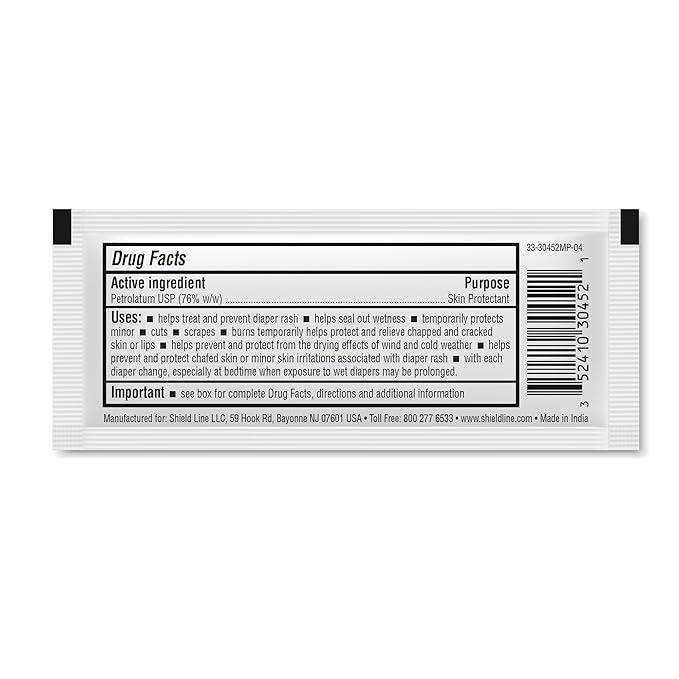 MED PRIDE Vitamins A&D Ointment Packets for Skin Relief -Vitamin A & D Skin Protectant Ointment, 5g Packets, 144-Count, for Body Chaffing, Diaper Rash, Cuts, Dry-Cracked Hands/Feet/Face