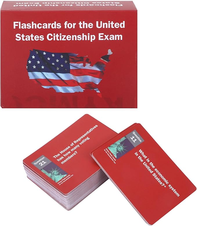 US Citizenship Test Study Guide 2025,US Citizenship Flash Cards 2025 for The United States Citizen Exam,100 Uscis Questions Answers Flashcards,Tarjetas para La Ciudadania De Las 100 Preguntas