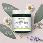 HERBION Naturals Baby Chest Rub, Ages 3 Months+, All-Natural Soothing Ointment with Coconut Oil, Eucalyptus, Lavender, Chamomile, Shea Butter, Petroleum & Menthol-Free, Non-GMO, 10.59 Oz, Pack of 3